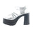 Sandalia Chalada Mujer Vizze-2 Plateado Casual