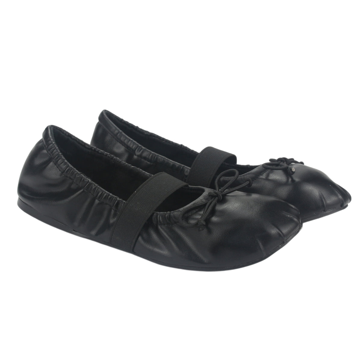 Ballerina Chalada Mujer Capo-1 Negro Plano