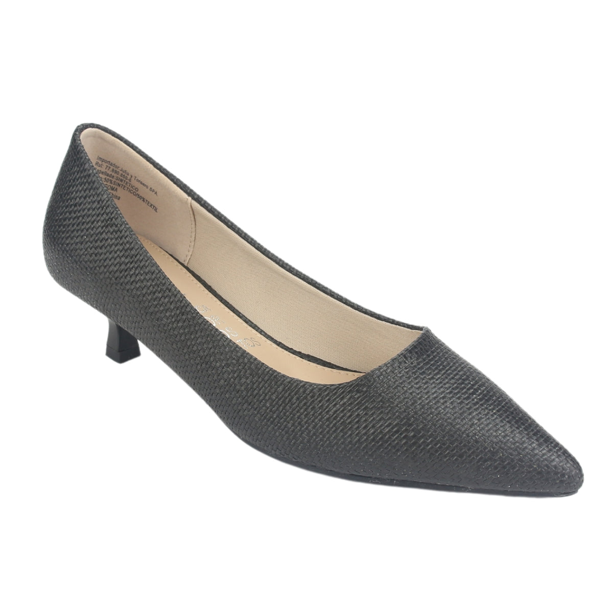 Zapato Chalada Mujer Chiapa-1 Negro Casual