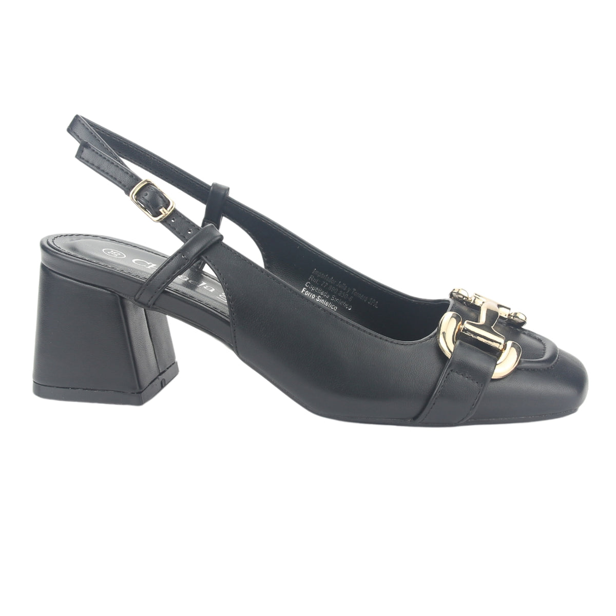 Zapato Chalada Mujer Corso-8 Negro Casual
