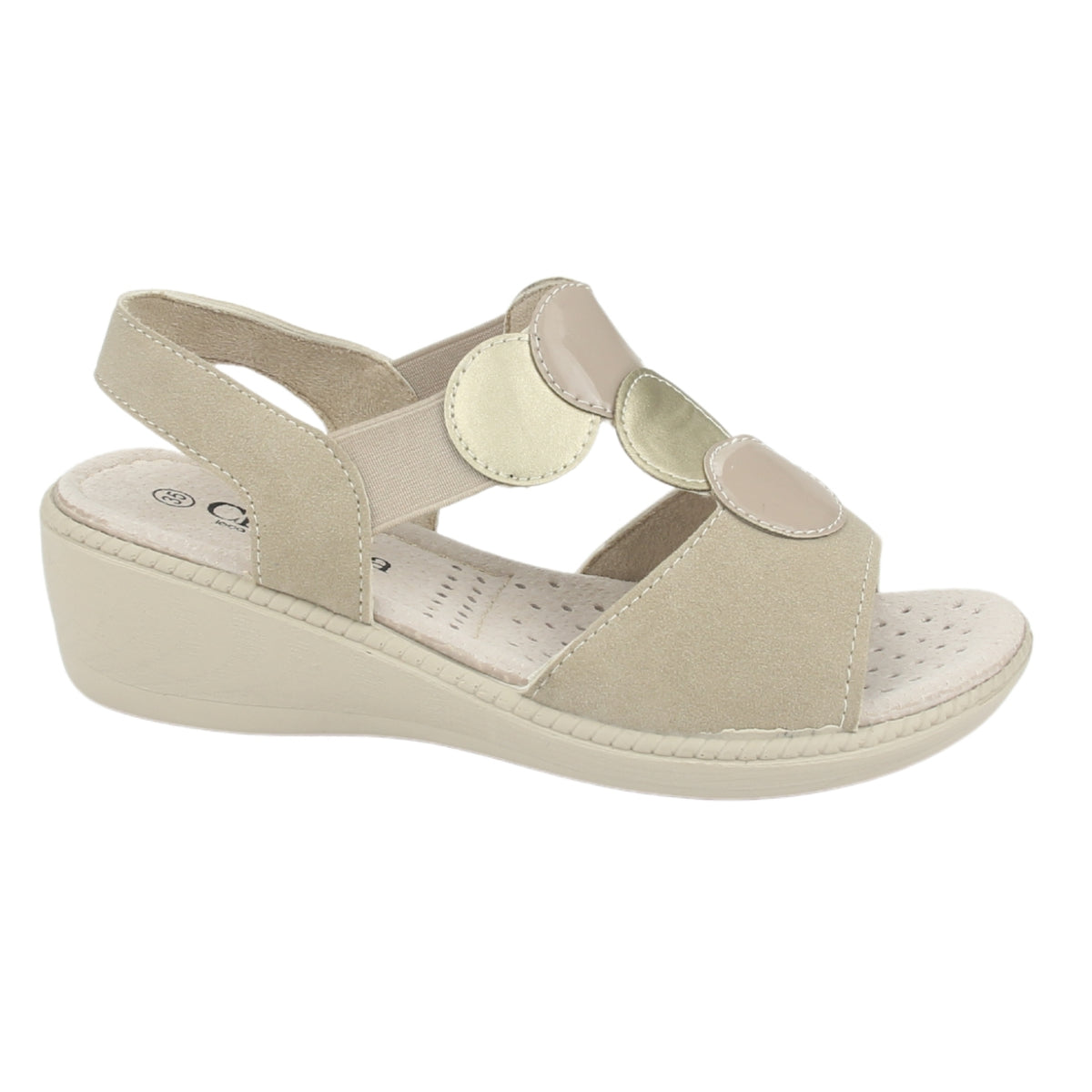 Sandalia Chalada Mujer Lupe-82 Beige Casual