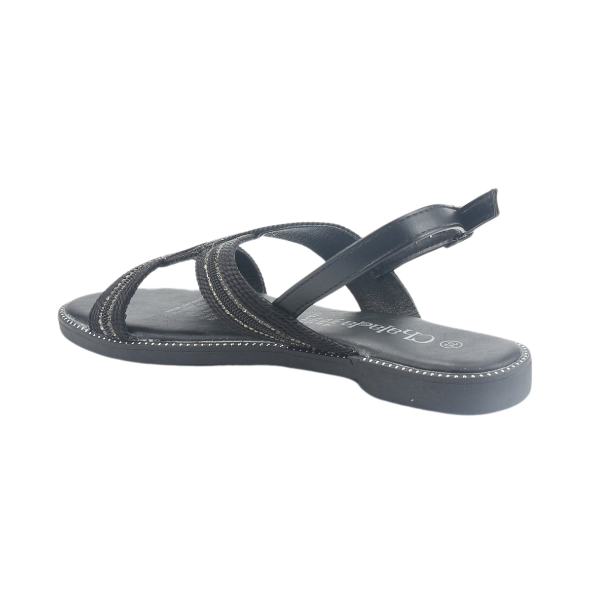 Sandalia Chalada Mujer Alki-10 Negro Casual