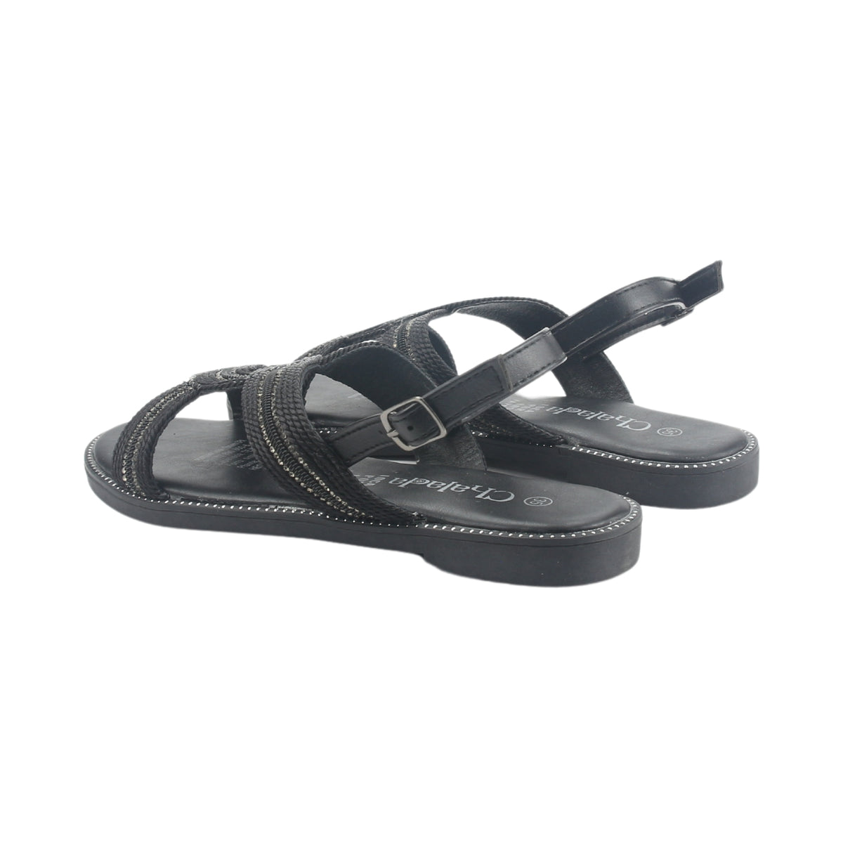 Sandalia Chalada Mujer Alki-10 Negro Casual