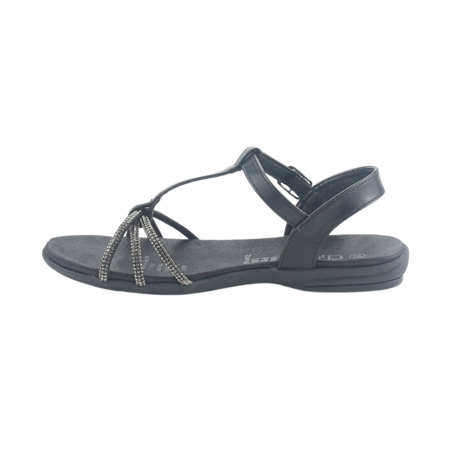 Sandalia Chalada Mujer Anatomic80 Negro Casual