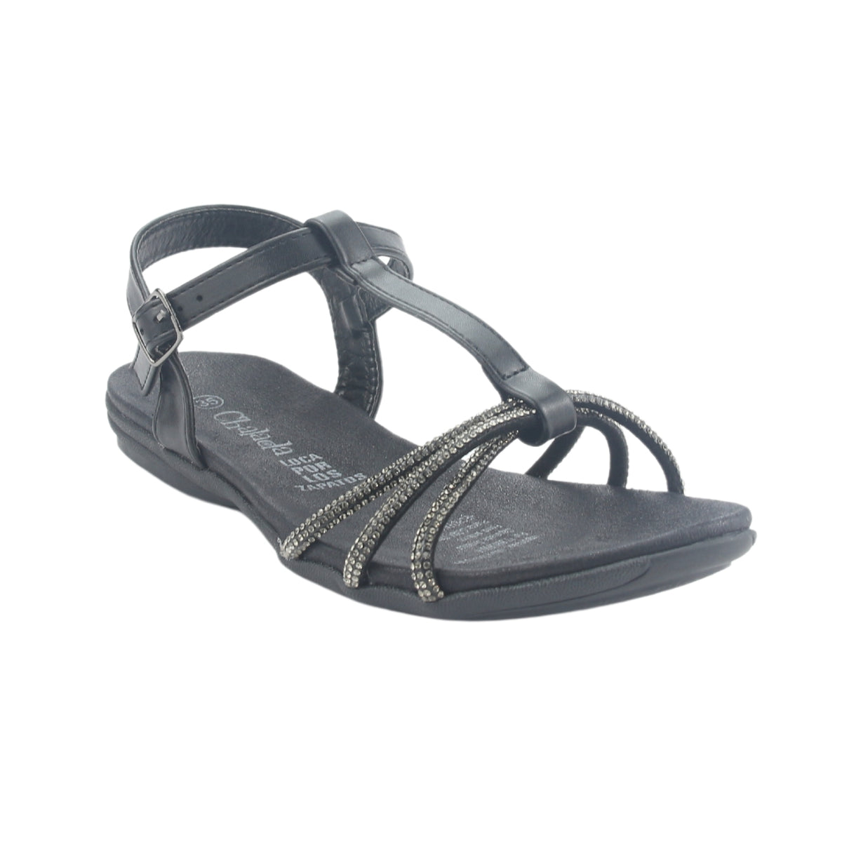 Sandalia Chalada Mujer Anatomic80 Negro Casual