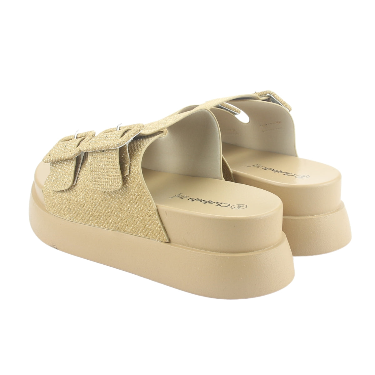 Sandalia Chalada Mujer Bora-20 Dorado Casual