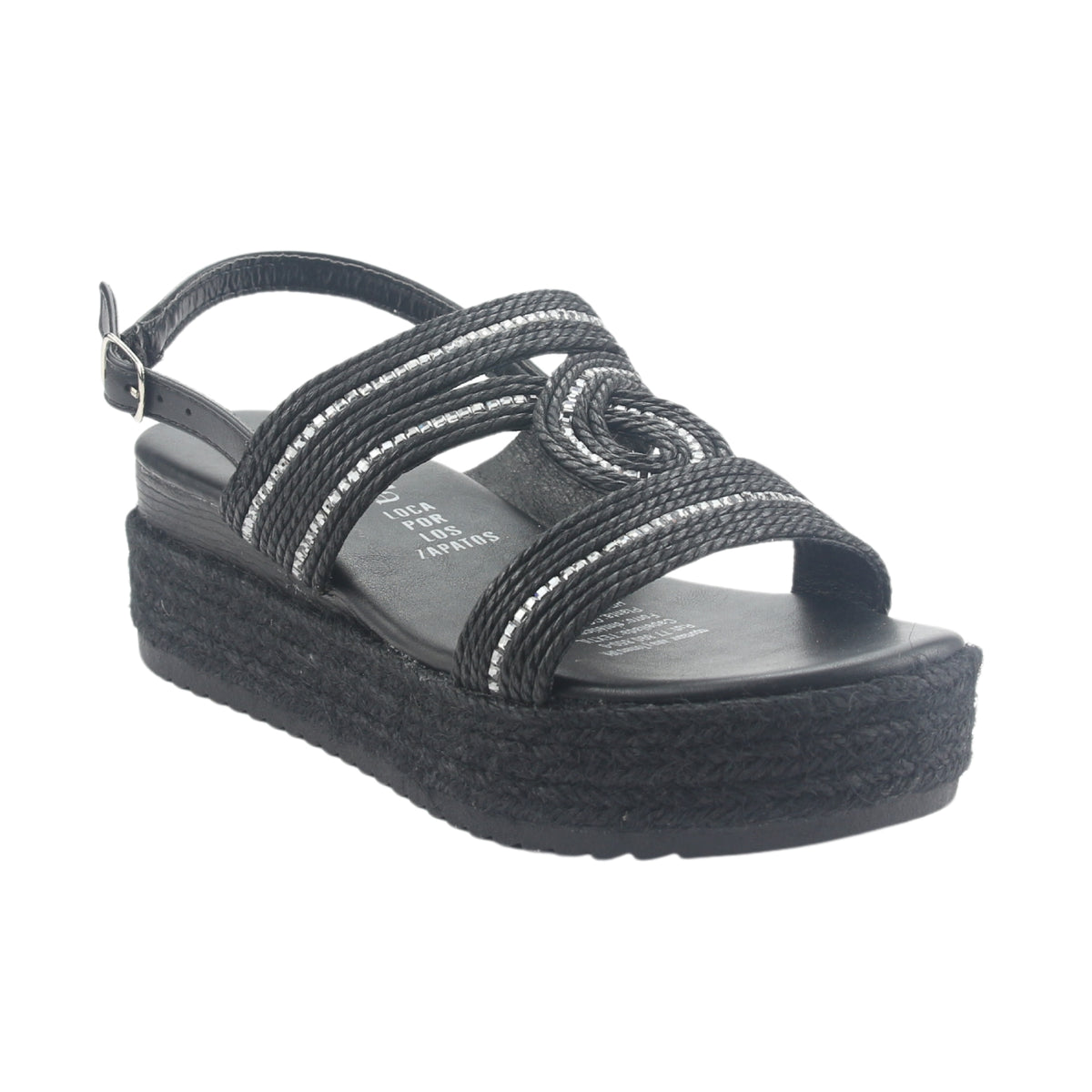 Sandalia Chalada Mujer Cuna-1 Negro Casual