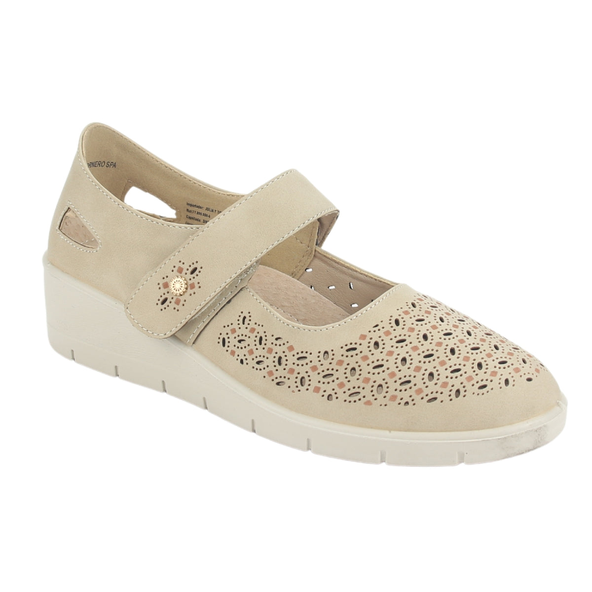 Zapato Chalada Mujer Cona-1 Beige Casual