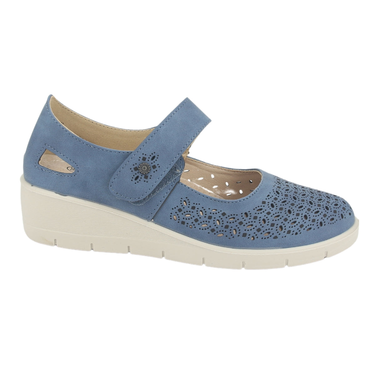 Zapato Chalada Mujer Cona-1 Azul Casual