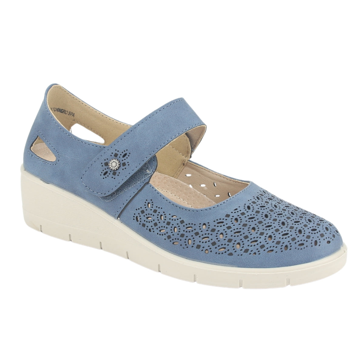 Zapato Chalada Mujer Cona-1 Azul Casual