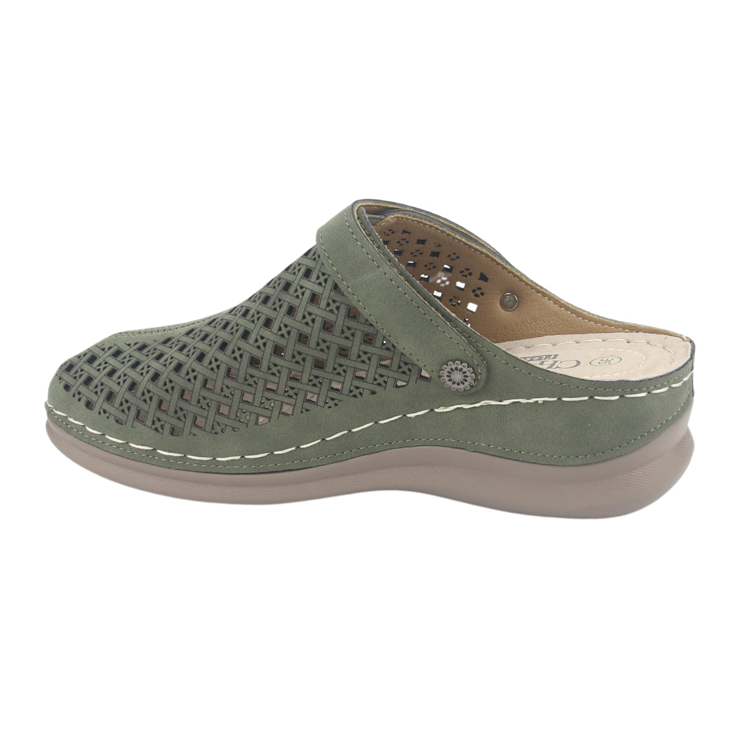 Zapato Chalada Mujer Musa-3 Verde Casual