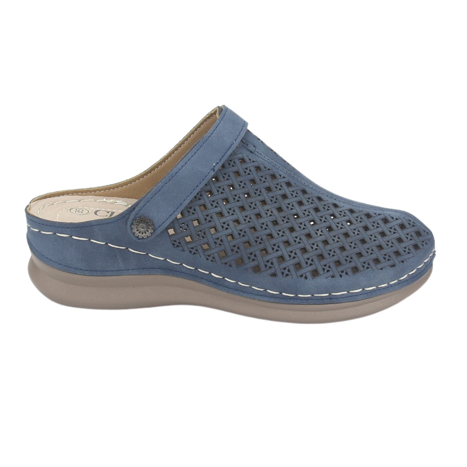 Zapato Chalada Mujer Musa-3 Azul Casual
