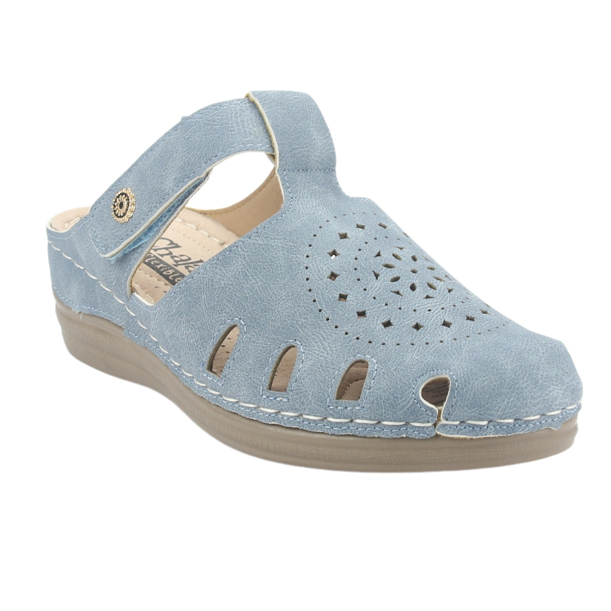 Sandalia Chalada Mujer Musa-4 Azul Comfort