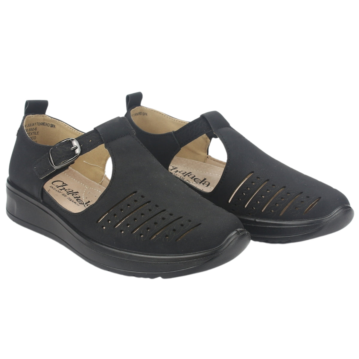 Zapato Chalada Mujer Peny-2 Negro Casual