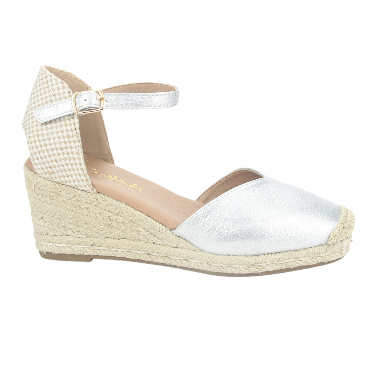Alpargatas Chalada Mujer Penny-2 Plateado Plataforma