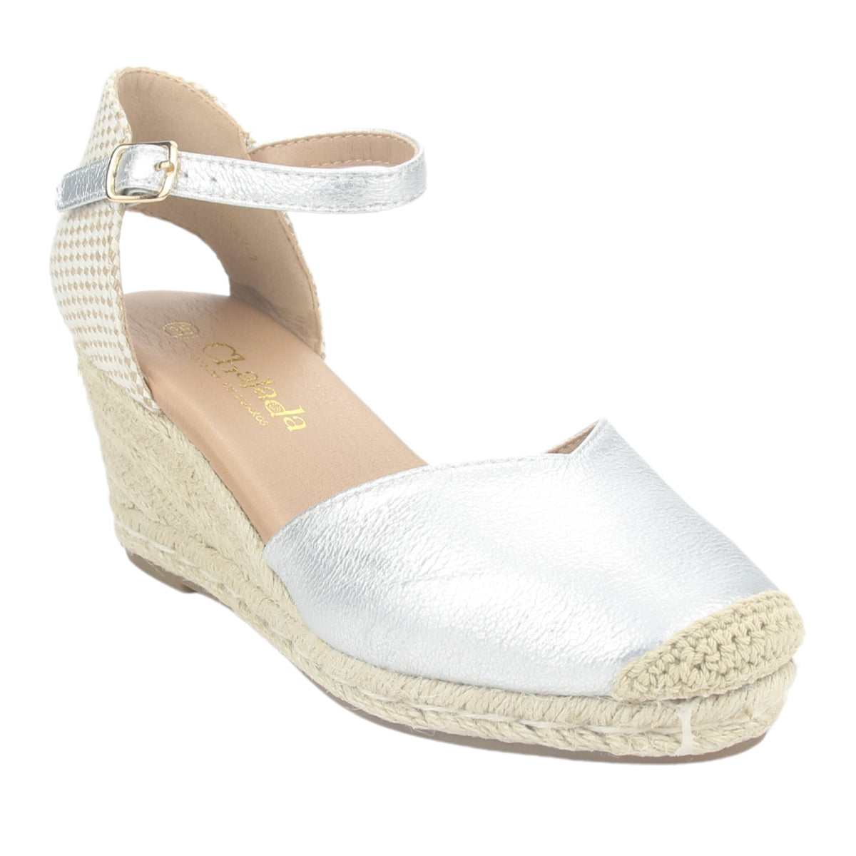 Alpargatas Chalada Mujer Penny-2 Plateado Plataforma