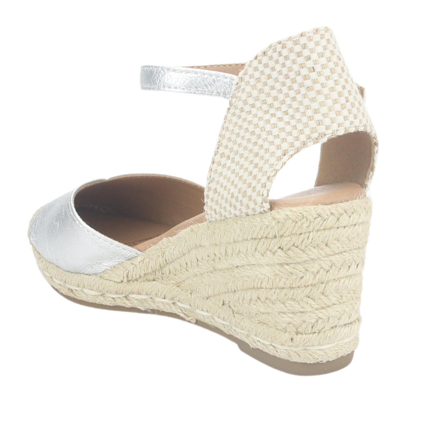 Alpargatas Chalada Mujer Penny-2 Plateado Plataforma