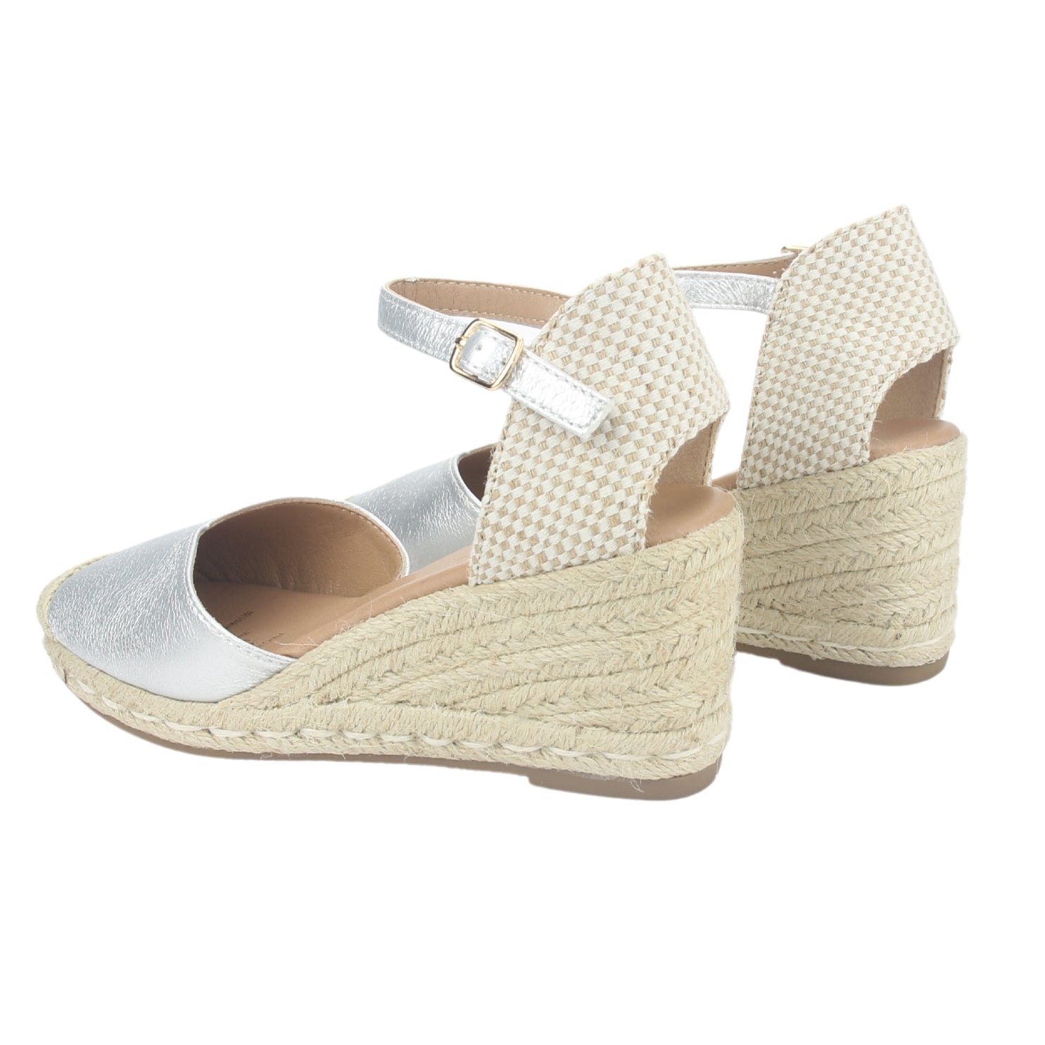 Alpargatas Chalada Mujer Penny-2 Plateado Plataforma