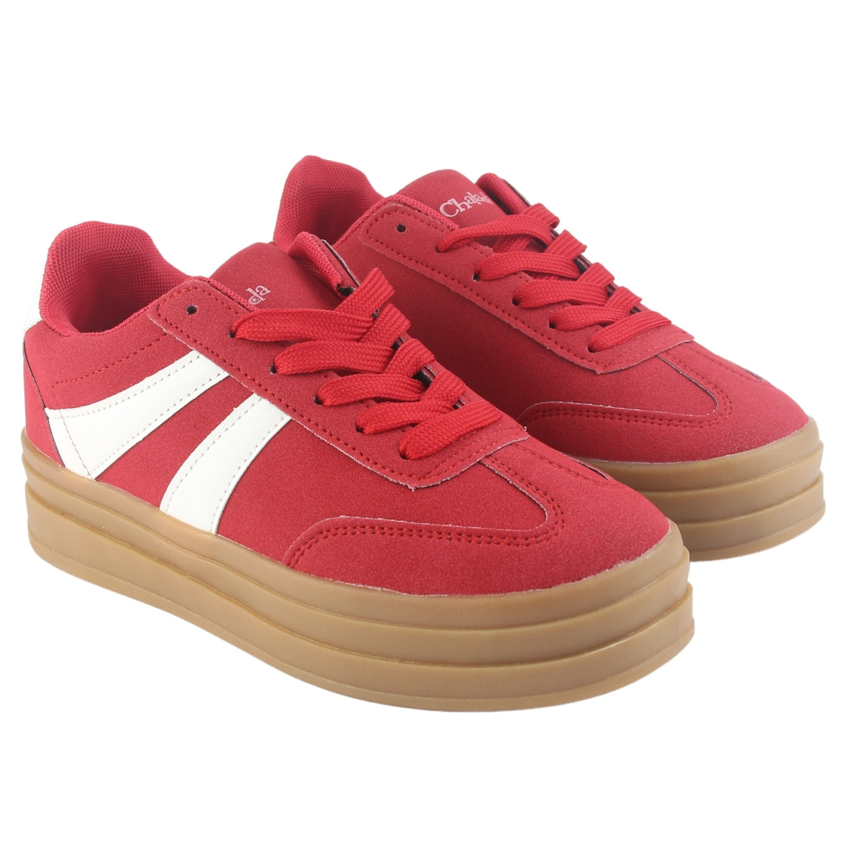 Zapatilla Chalada Mujer Andy-11 Rojo Urbano