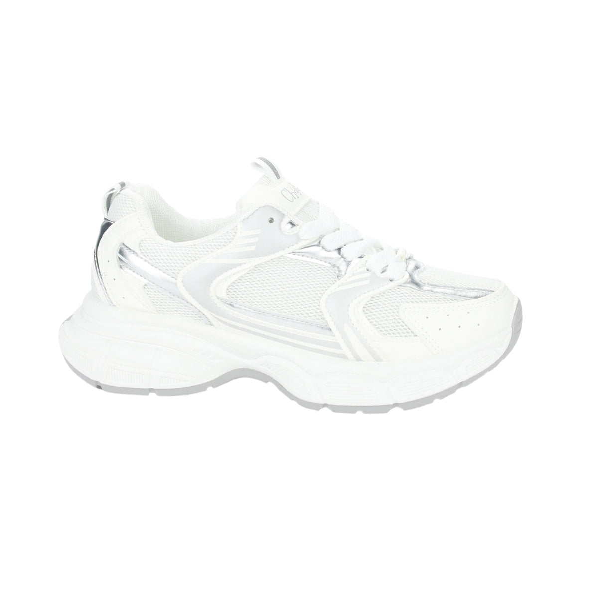 Zapatilla Chalada Mujer New-5 Blanco Plata Urbano