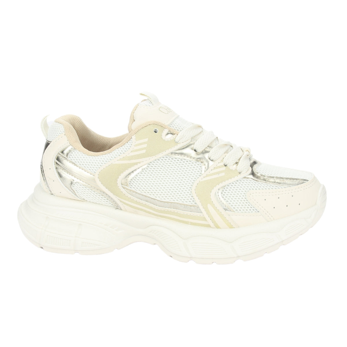 Zapatilla Chalada Mujer New-5 Beige Urbano