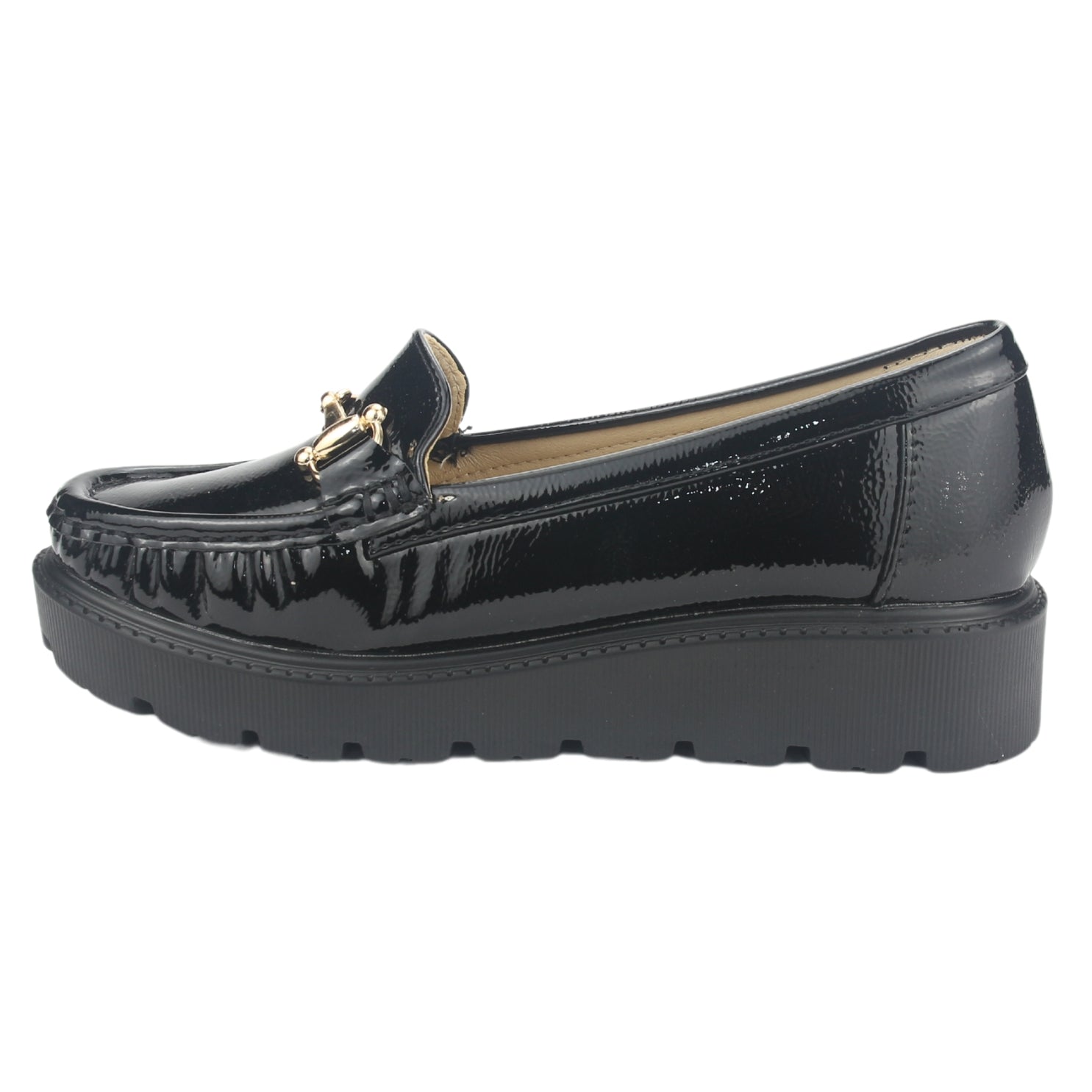 Mocasin Chalada Mujer Gran-20 Negro Casual