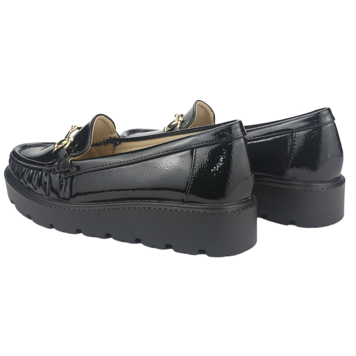 Mocasin Chalada Mujer Gran-20 Negro Casual