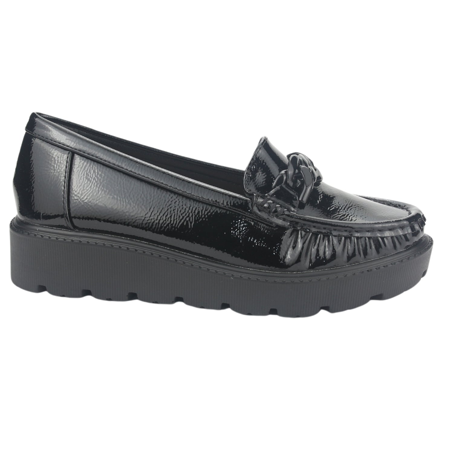 Mocasin Chalada Mujer Gran-21 Negro Casual