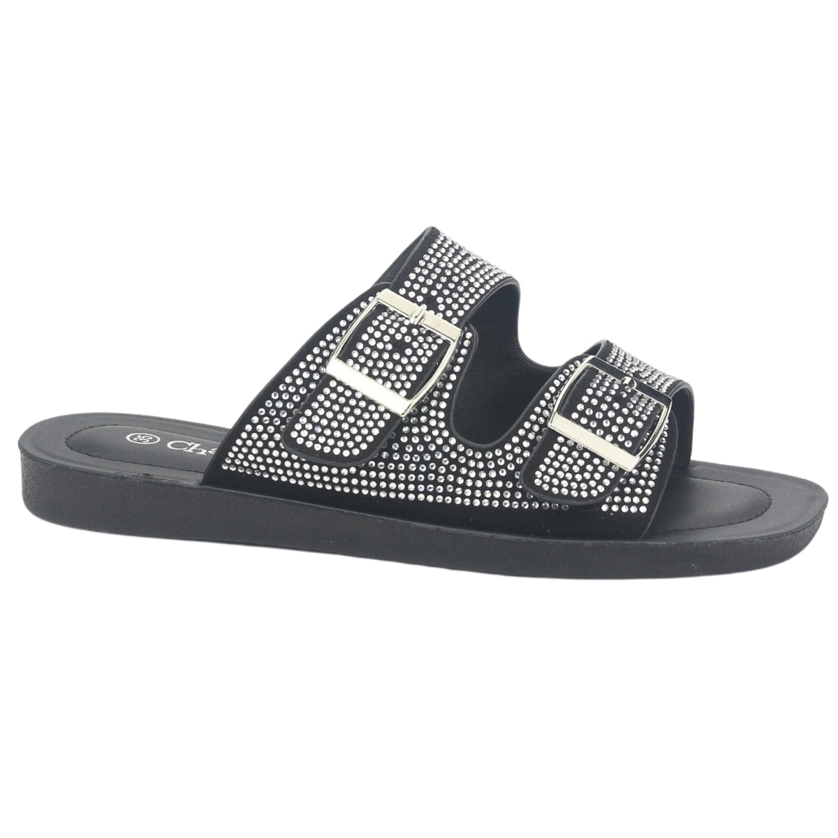 Sandalia Chalada Mujer Quanta-12 Negro Casual