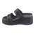 Sandalia Chalada Mujer Viru-30 Negro Plataforma