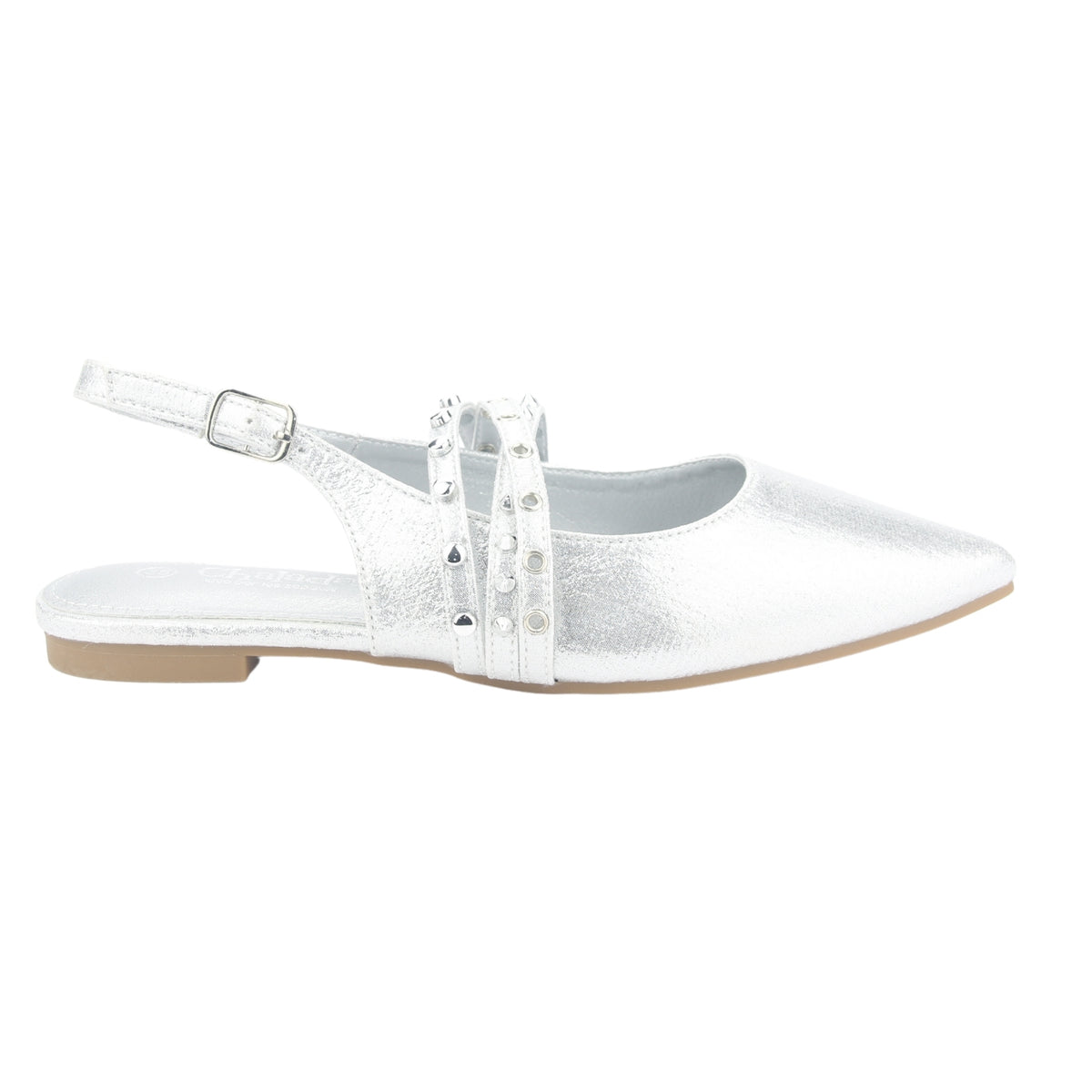 Ballerina Chalada Mujer Maris-6 Plateado Casual