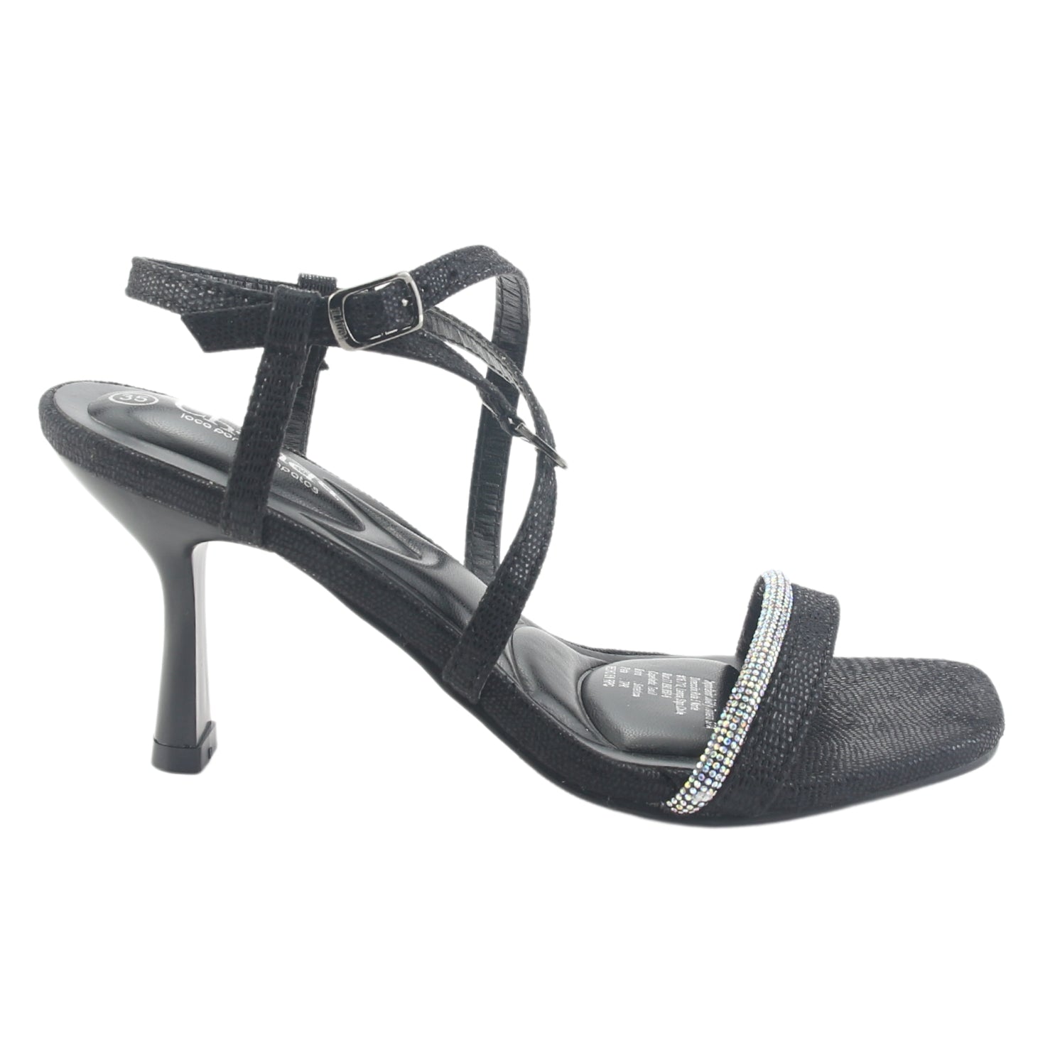 Sandalia Chalada Mujer Raimbow-5 Negro Casual