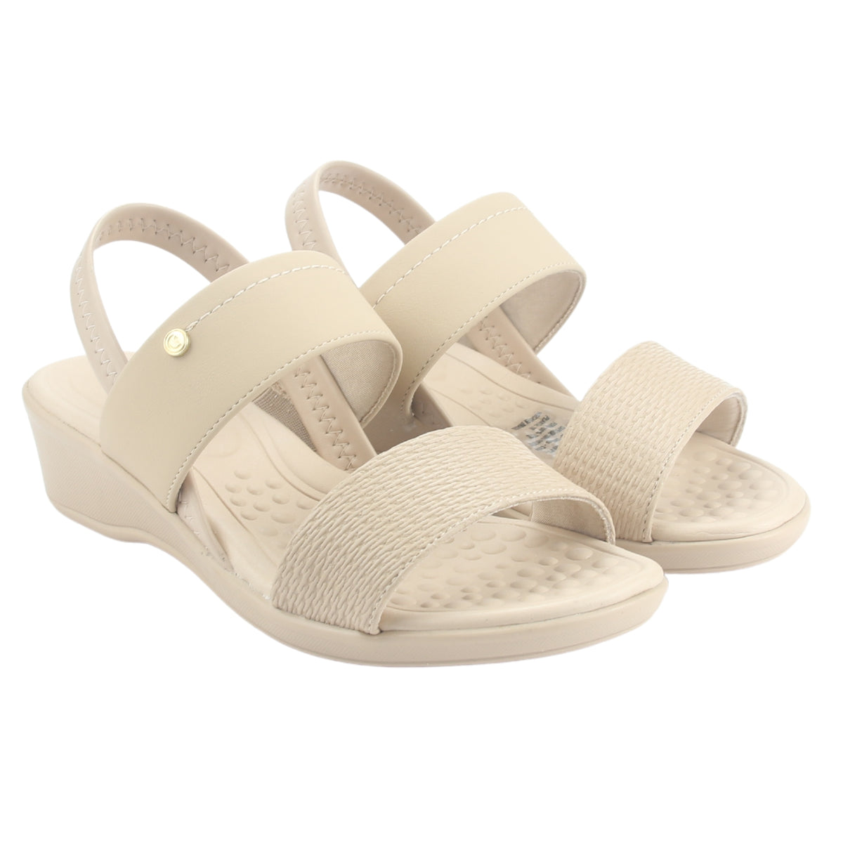Sandalia Comfortflex Mujer 2472403 Beige Casual