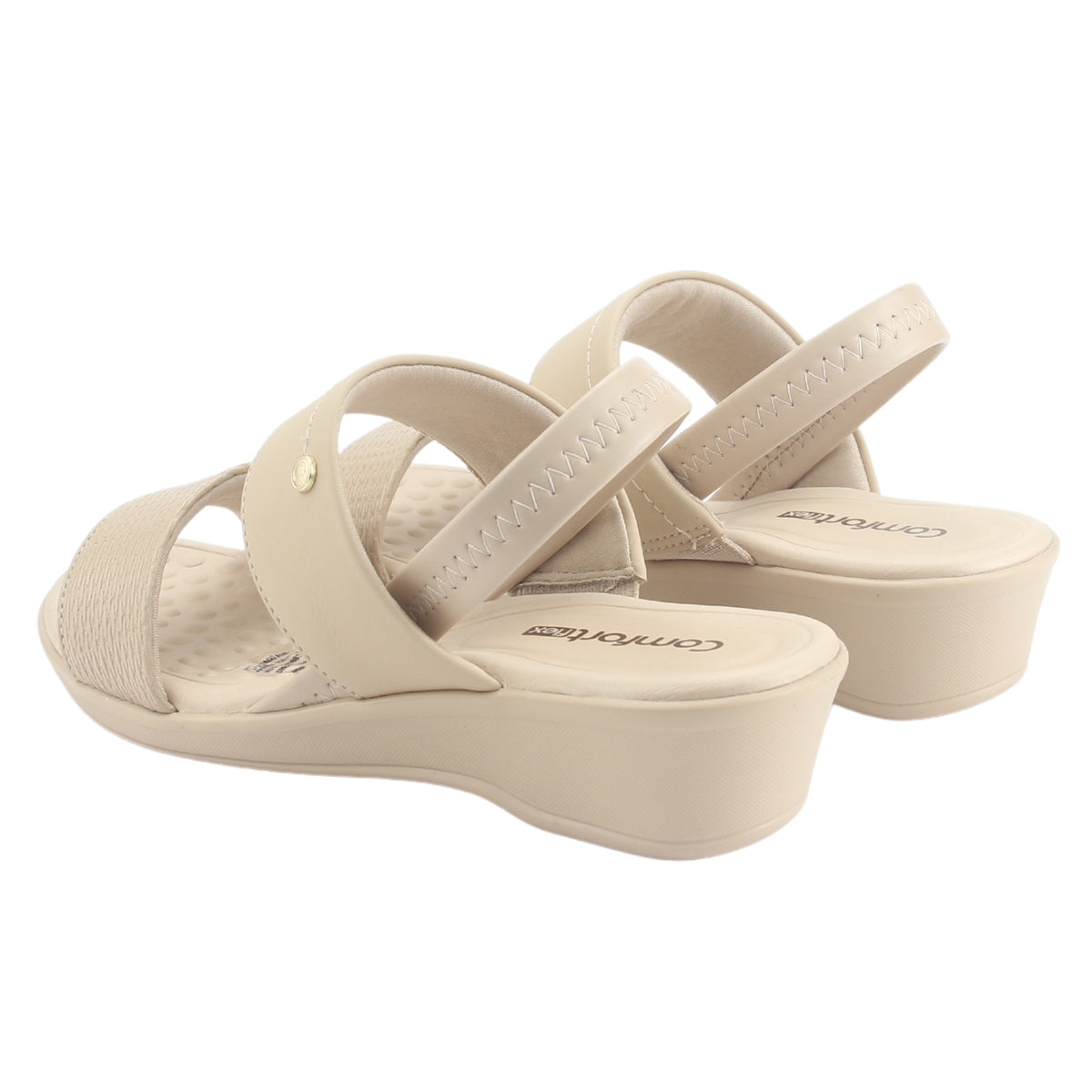 Sandalia Comfortflex Mujer 2472403 Beige Casual
