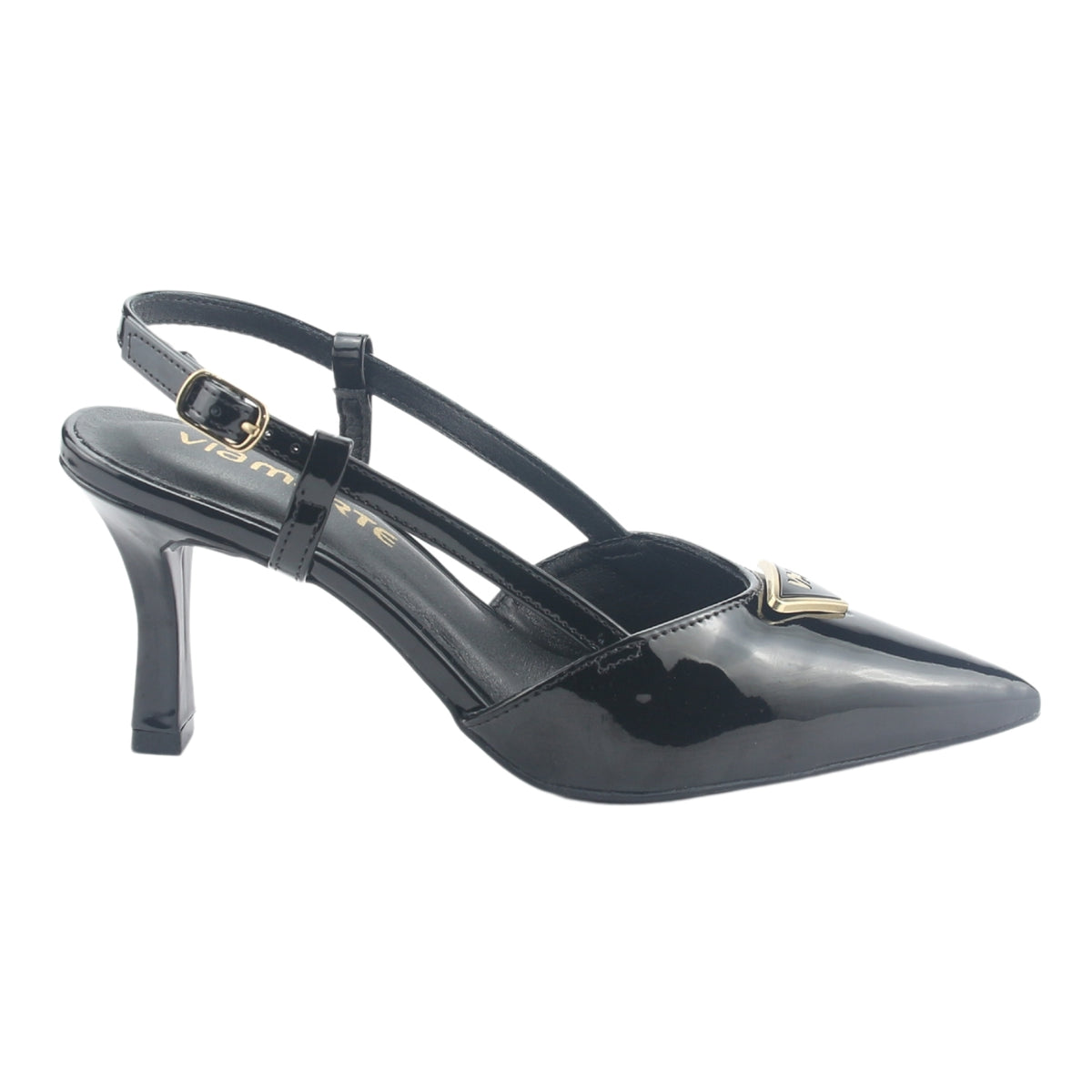 Zapato Via Marte Mujer 029-002-01 Negro Casual