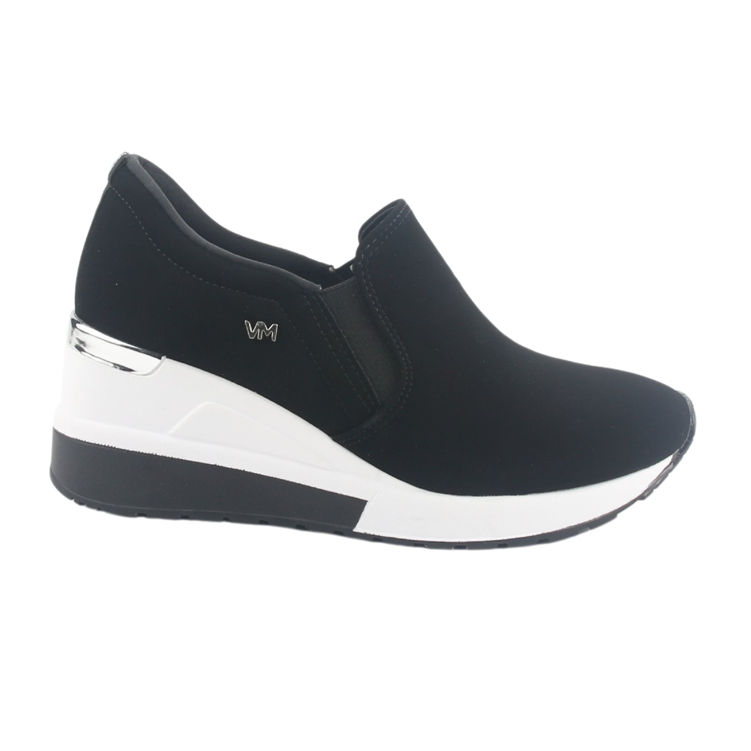 Zapatilla Via Marte Mujer 046-002-01 Negro Casual