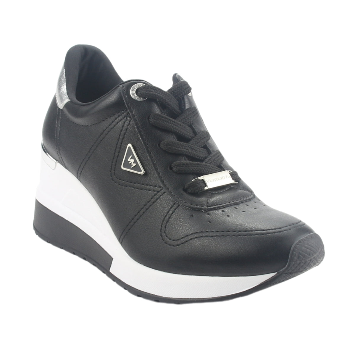 Zapatilla Via Marte Mujer 046-003-01 Negro Casual