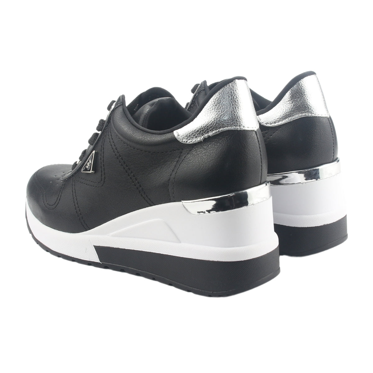 Zapatilla Via Marte Mujer 046-003-01 Negro Casual