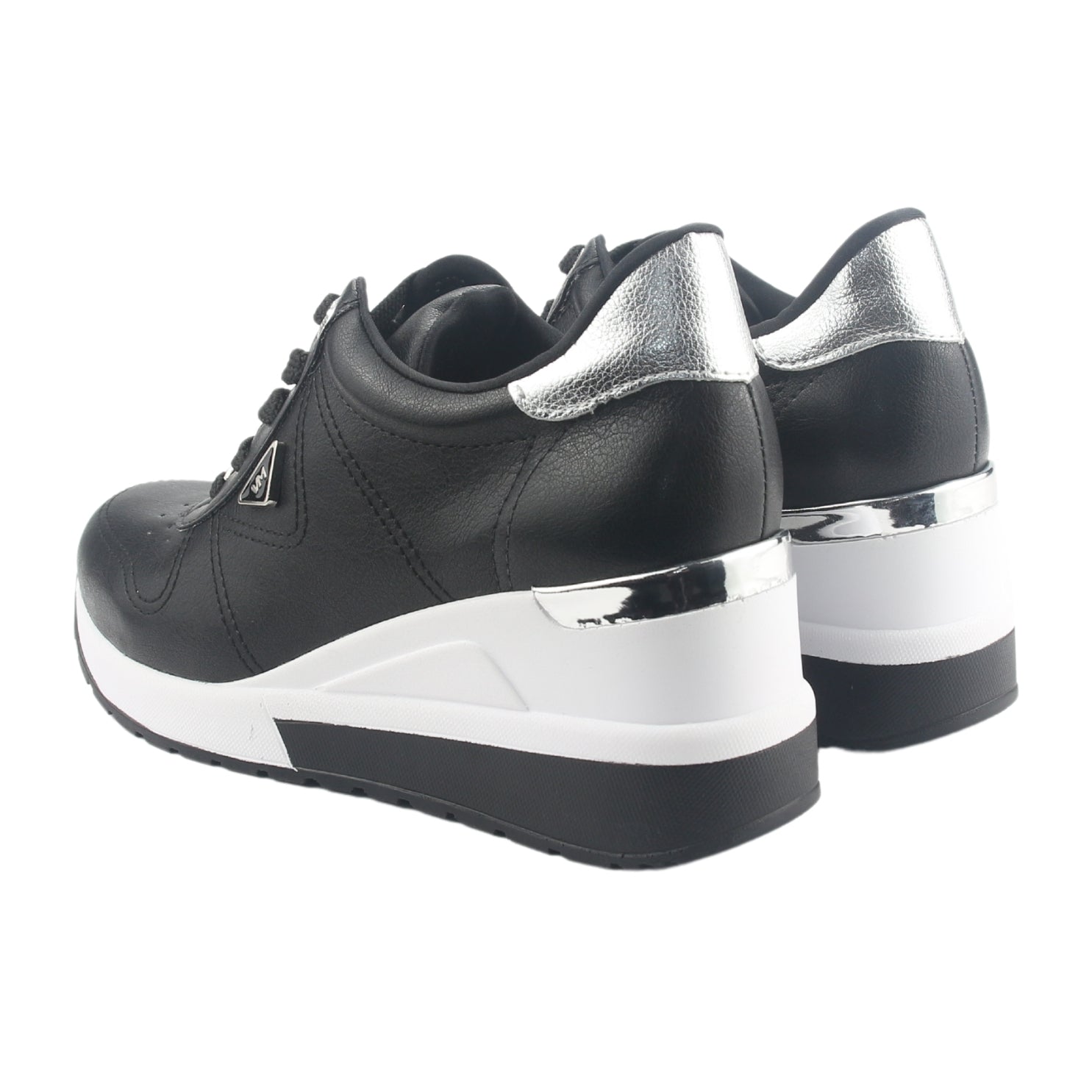 Zapatilla Via Marte Mujer 046-003-01 Negro Casual