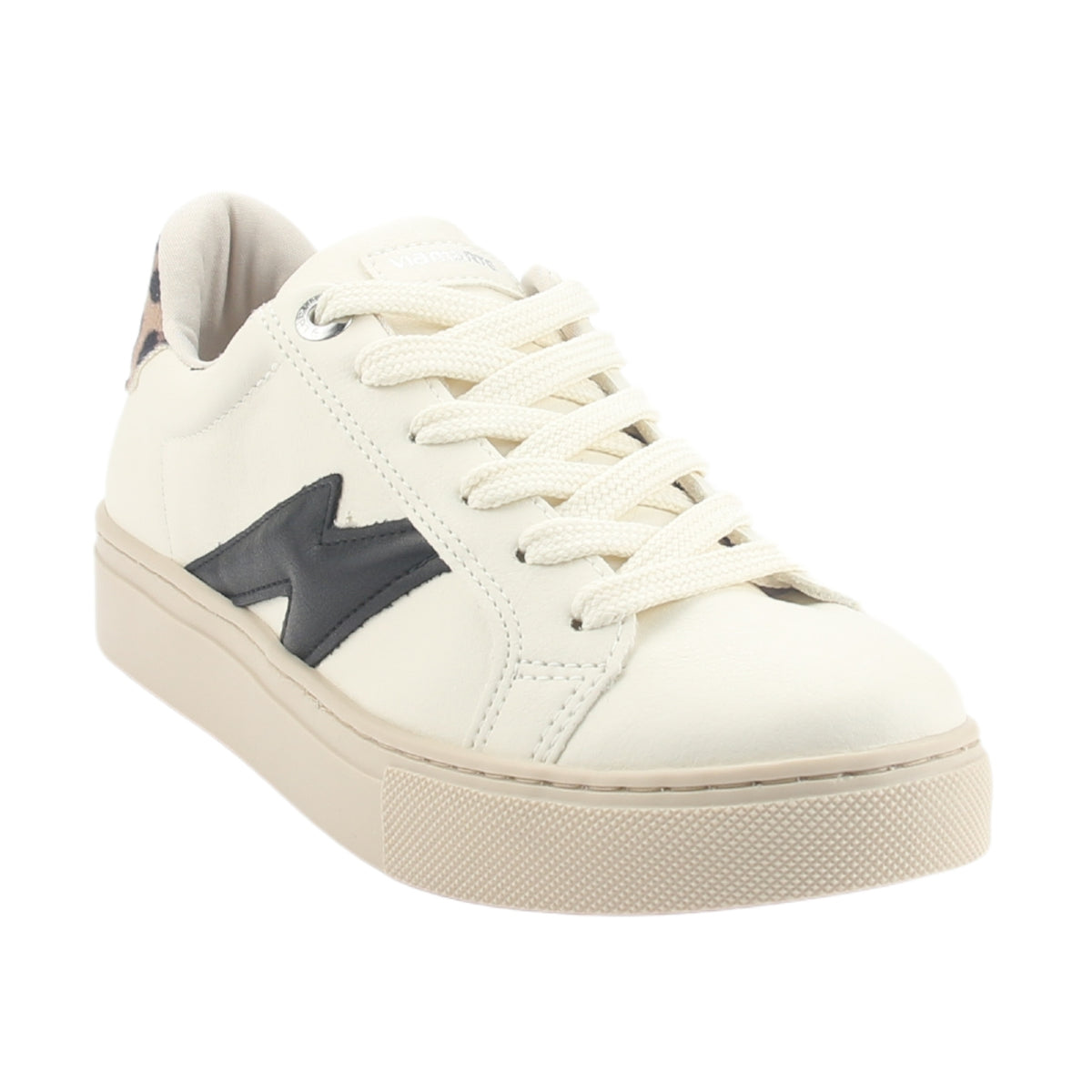 Zapatilla Via Marte Mujer 082-002-04 Beige Casual