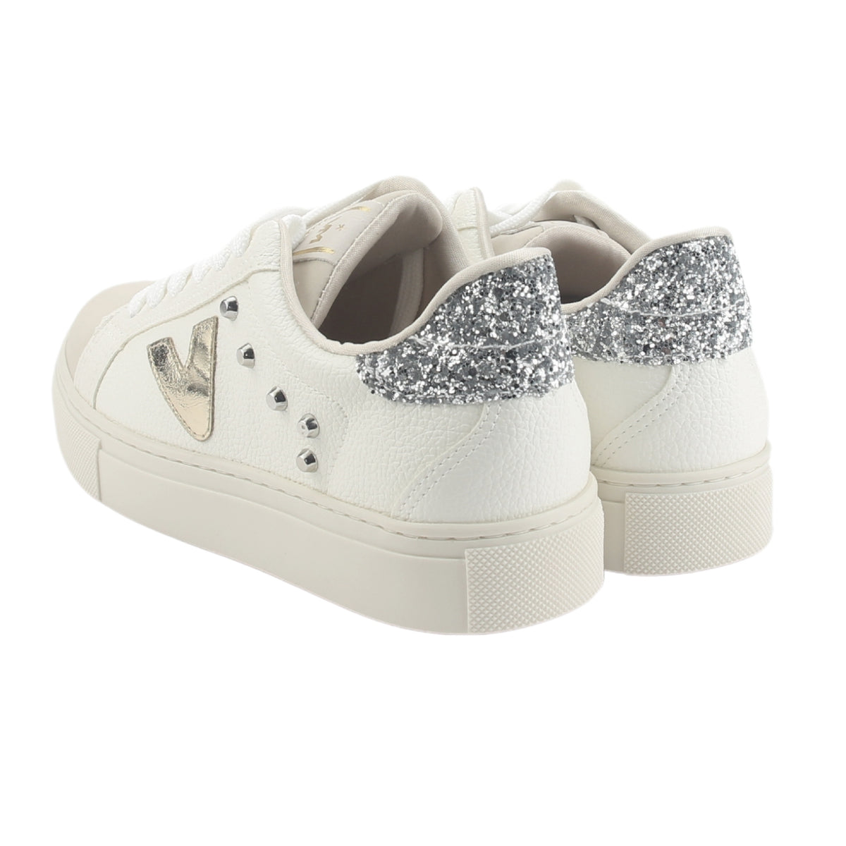 Zapatilla Via Marte Mujer 082-012-03 Beige Casual