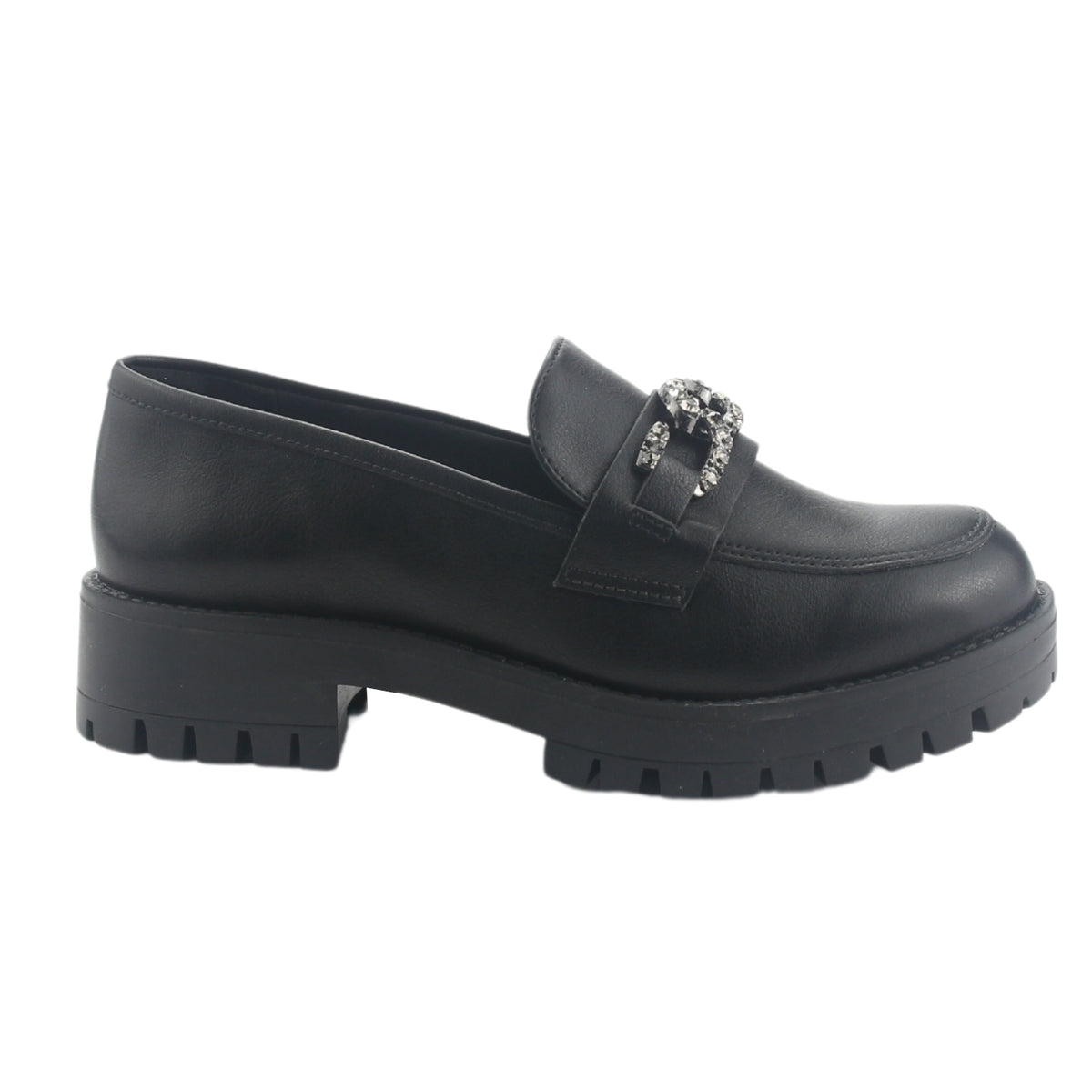 Mocasin Via Marte Mujer 083-005-01 Negro Casual