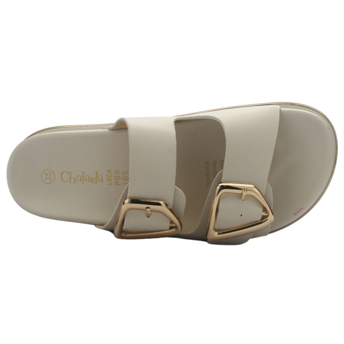 Sandalia de Mujer de color Beige Casual Chalada Bora-21