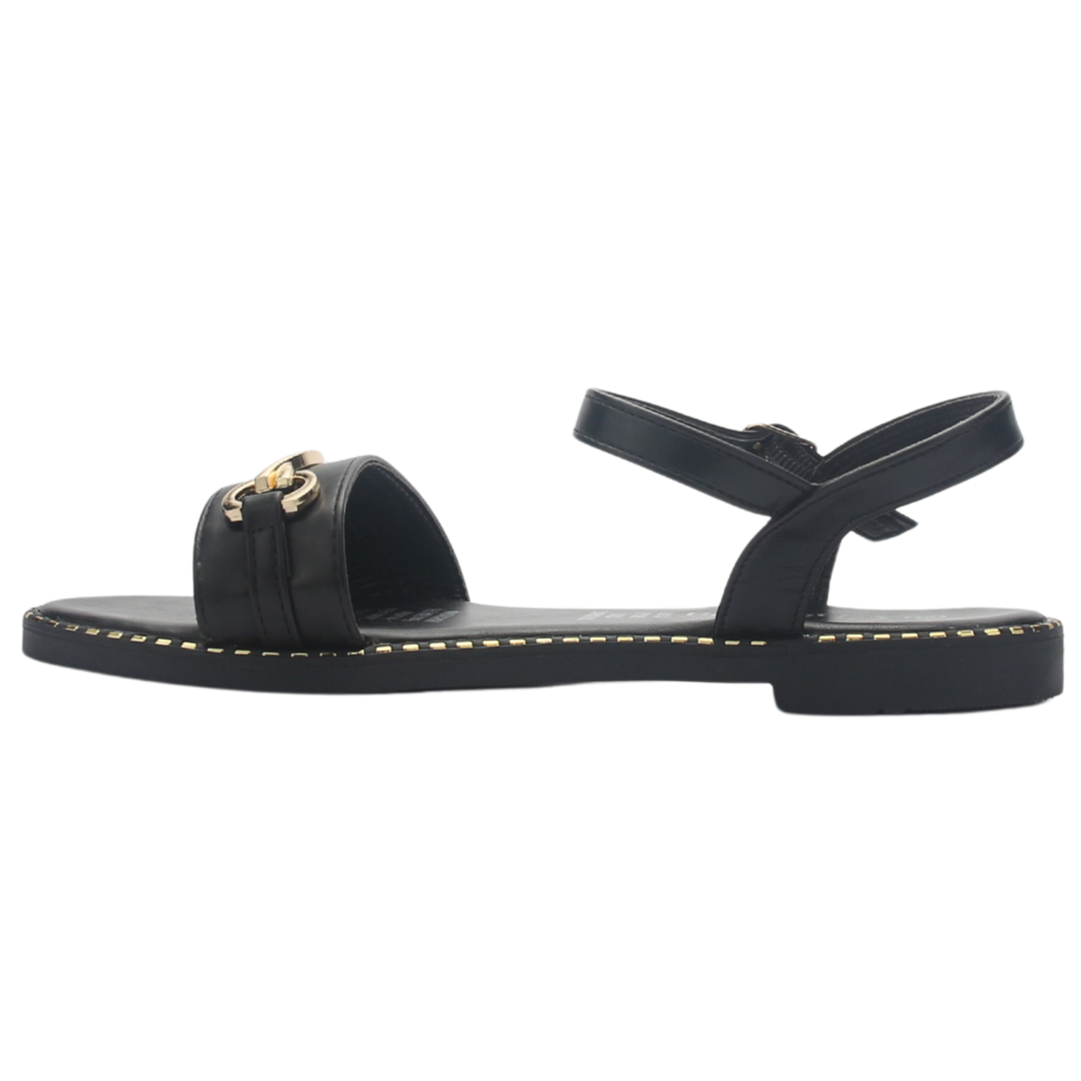 Sandalia de Mujer de color Negro Casual Chalada Buckel-2