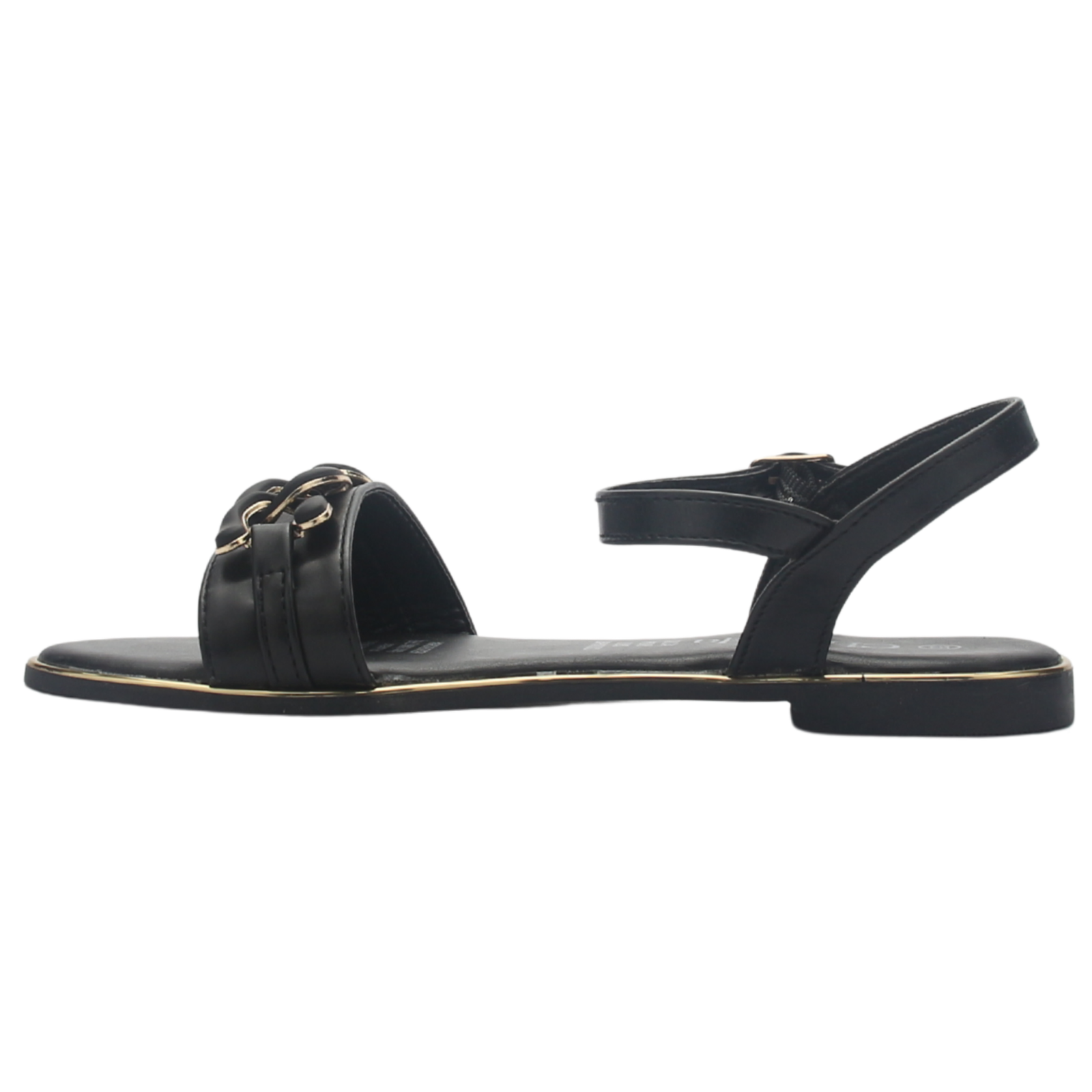 Sandalia de Mujer de color Negro Casual Chalada Buckel-3