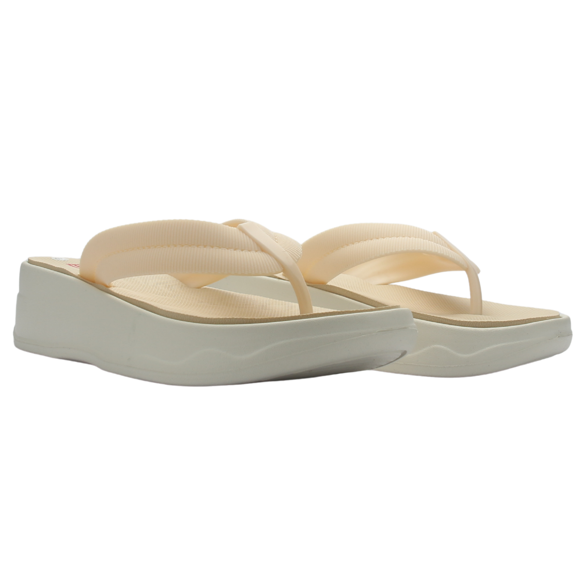 Sandalia de Mujer de color Beige Casual Funway Beach-49