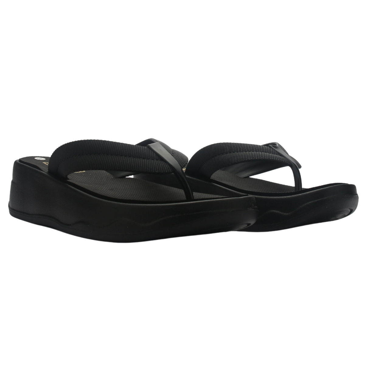 Sandalia de Mujer de color Negro Casual Funway Beach-49
