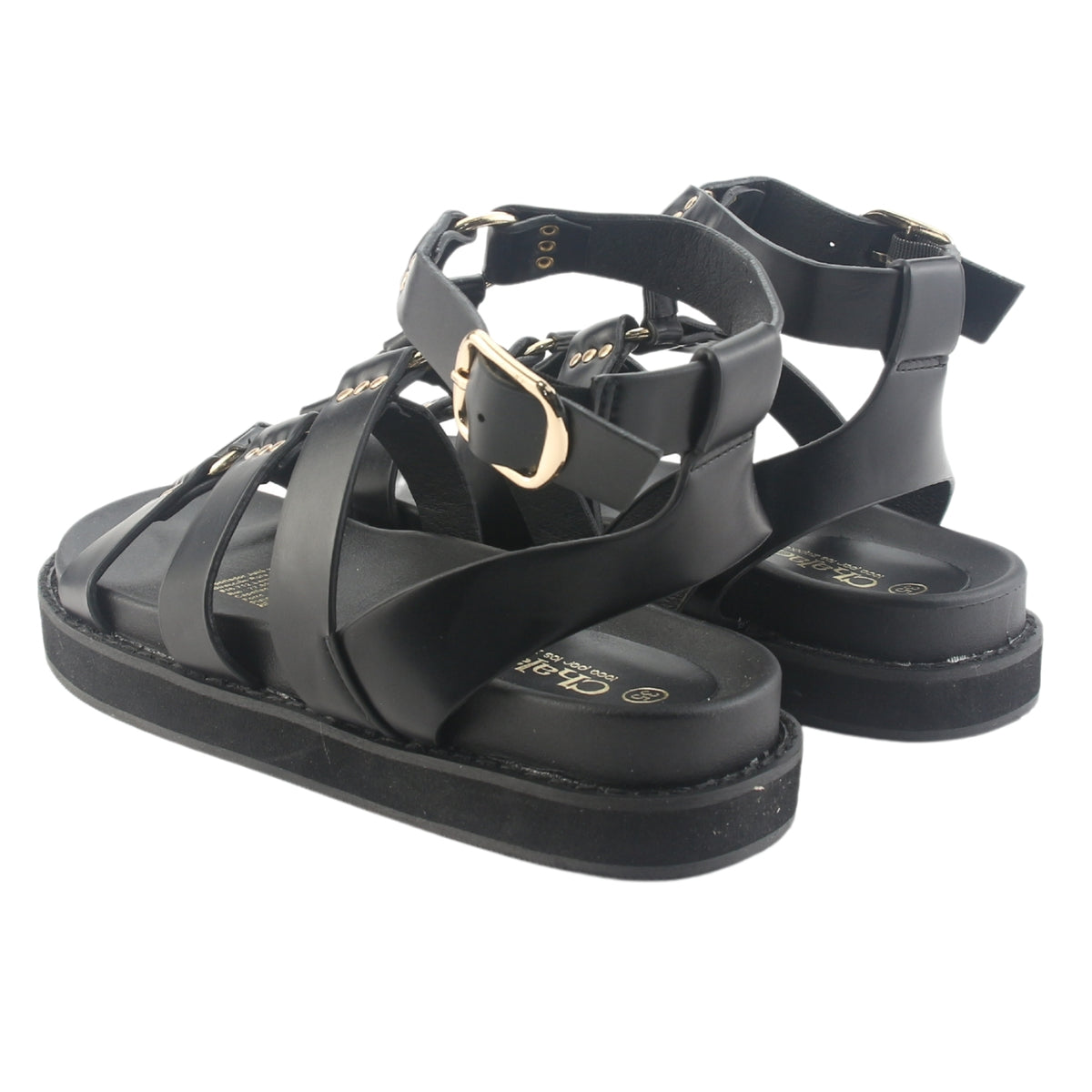 Sandalia Chalada Mujer Viva-10 Negro Casual