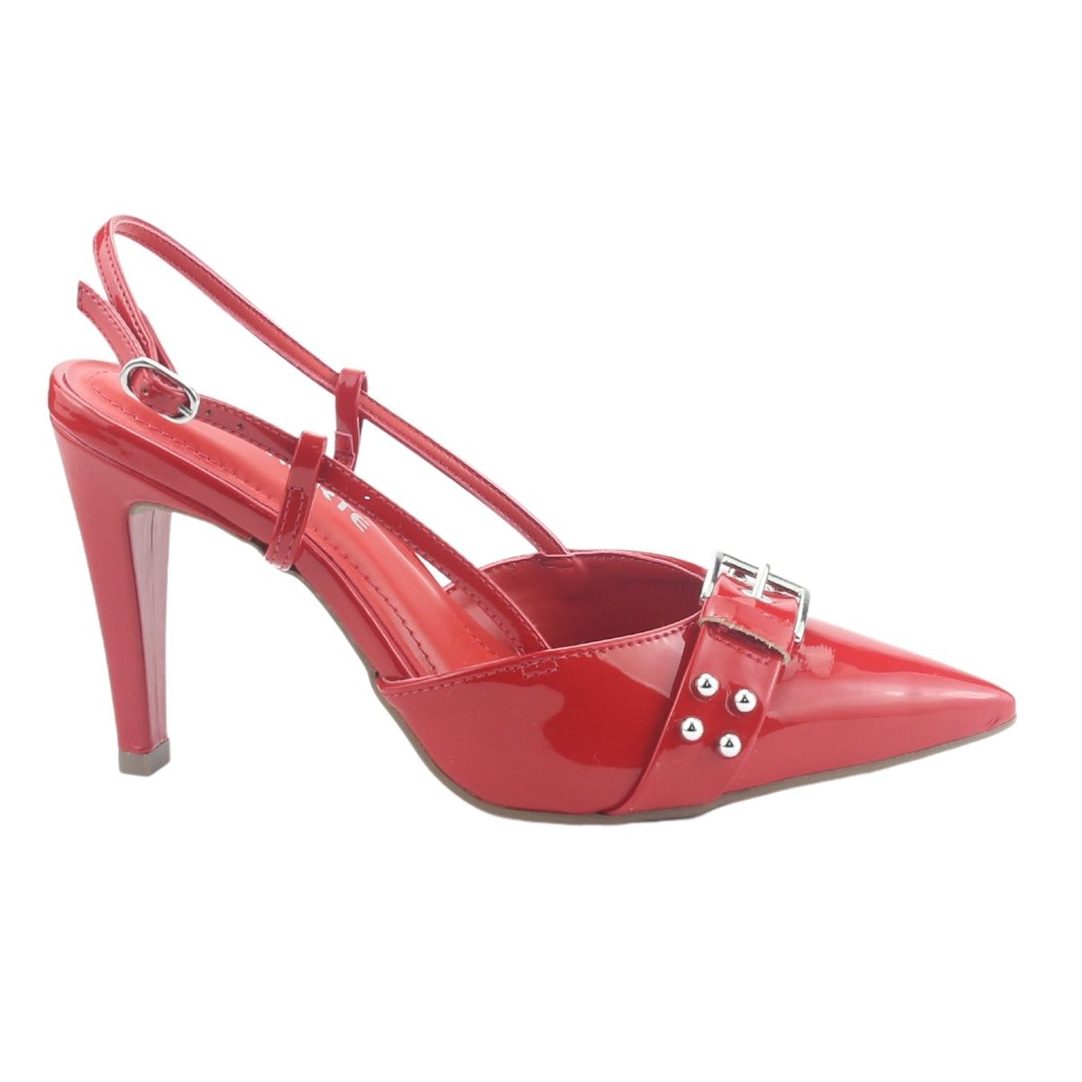 Zapato Via Marte Mujer 044-014-03 Rojo Casual