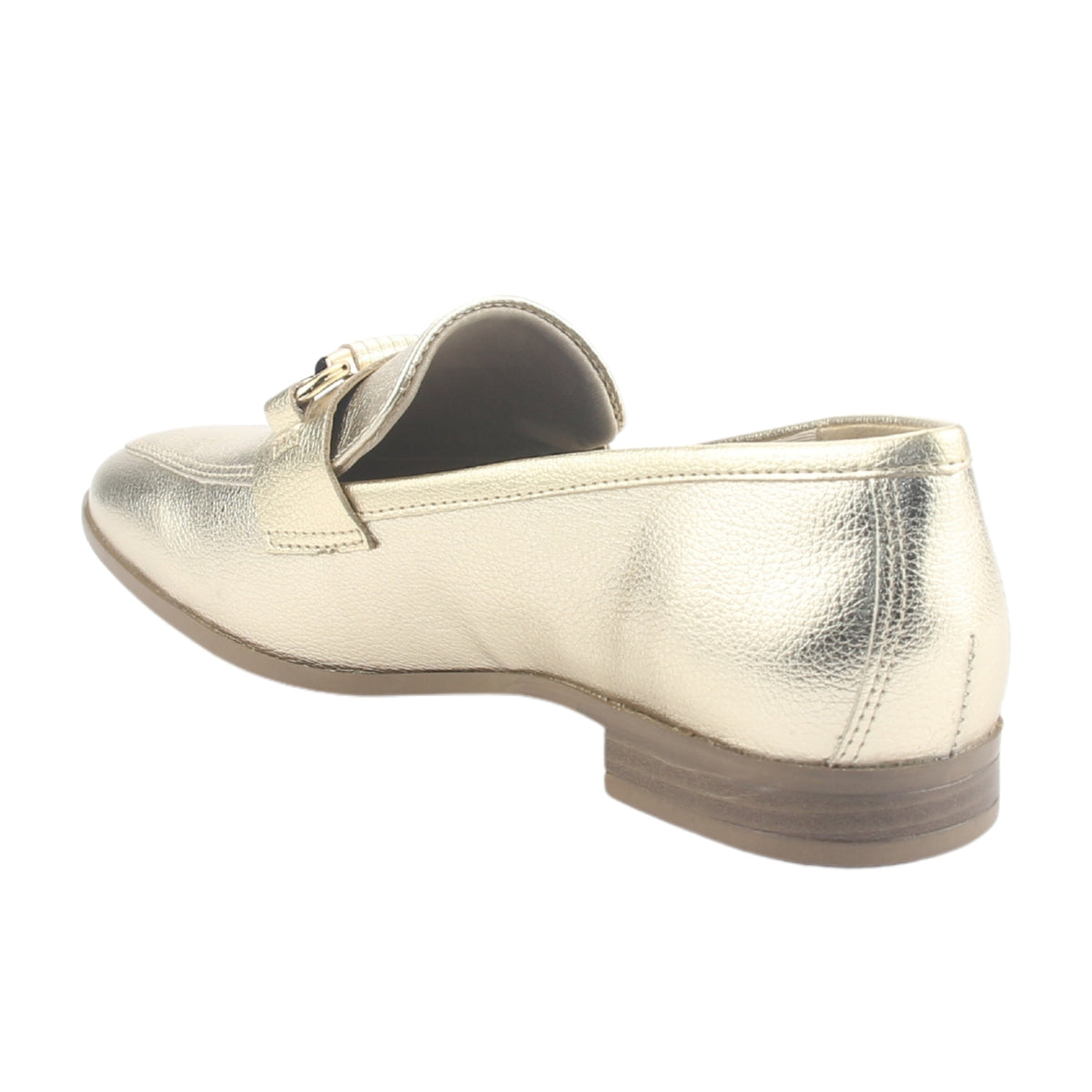 Mocasin Via Marte Mujer 075-009-01 Dorado Casual